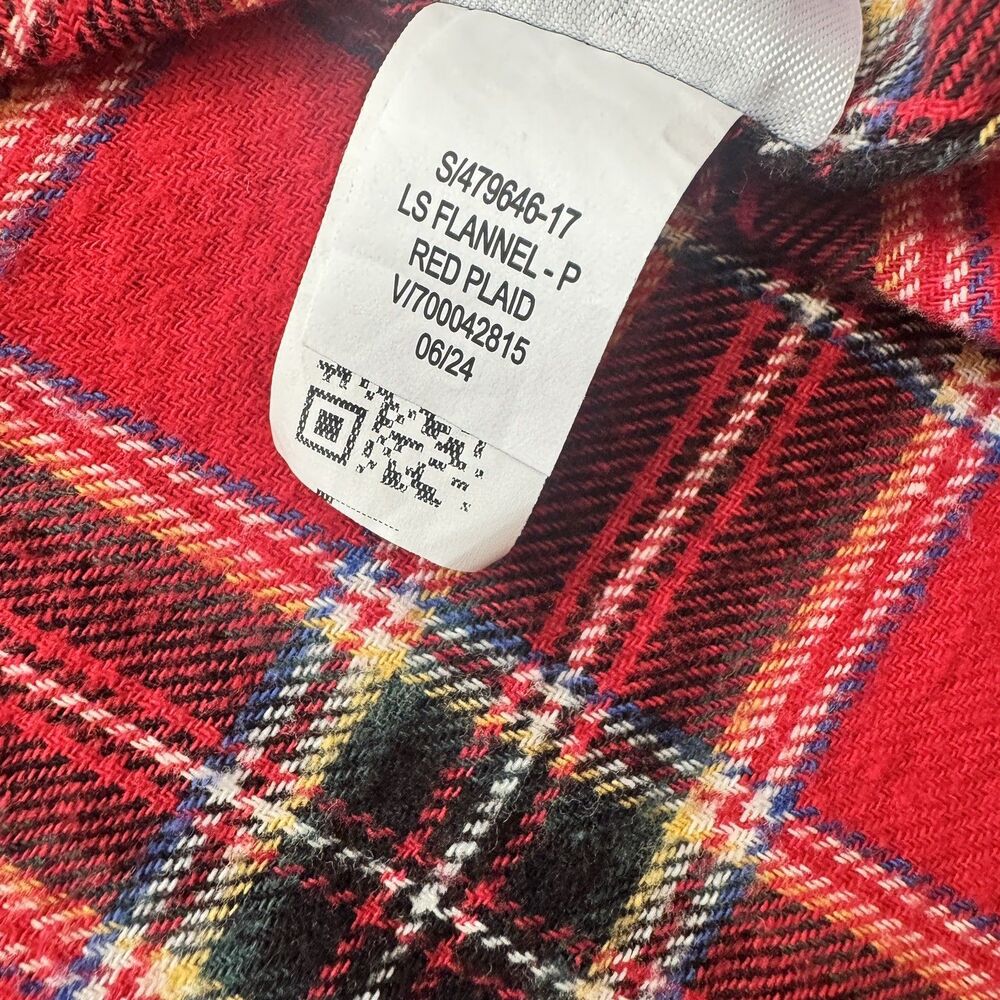 Old Navy Flannel Plaid LS Shirt Mens XL Multicolor Classic Regular Fit Button Up - Picture 8 of 9